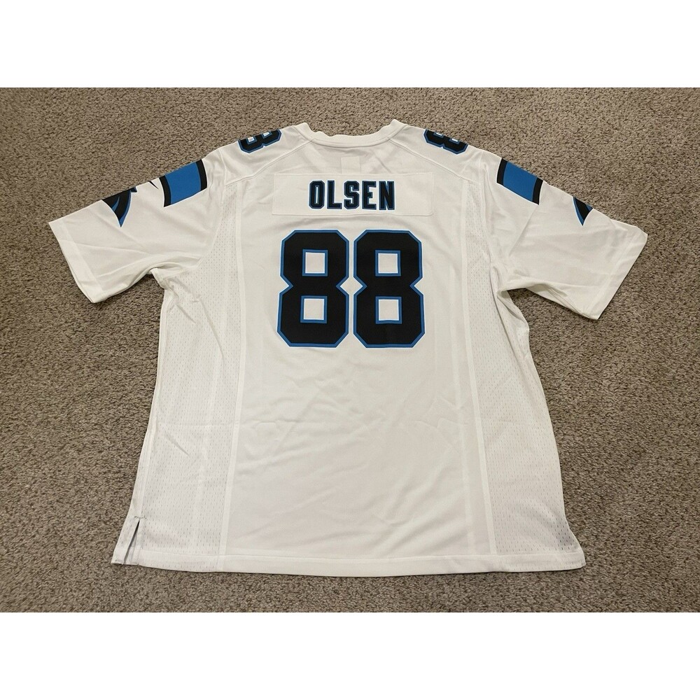 Nike Greg Olsen 88 Carolina Panthers Super Bowl Jersey Mens Sz XXL - Picture 2 of 5